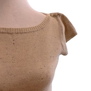 Short sleeve sweater top | large